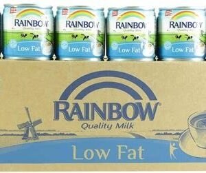 RAINBOW MILK **(  LOW  FAT  LIGHT )** 48 X 170 ML ( 10-26 )