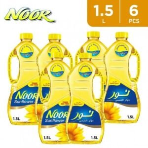 NOOR SUNFLOWER OIL 6 X 1.5 LTR ( BIG ) 1.5 LTR