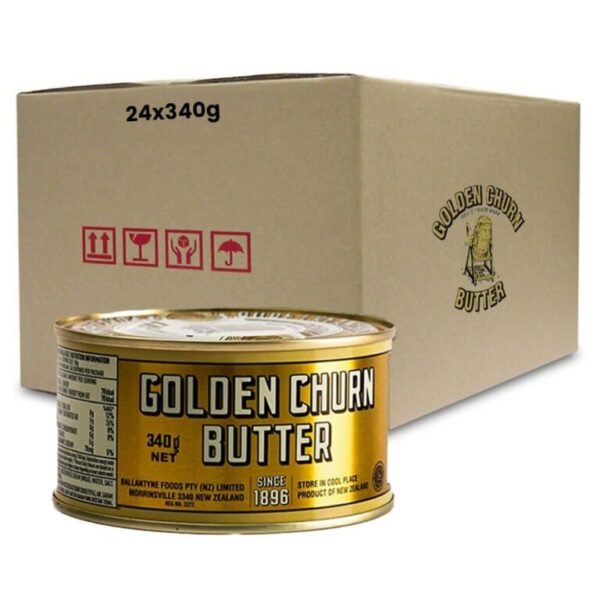 GOLDEN CHURN BUTTER GHEE 24 X 340 GM*MATCO UP