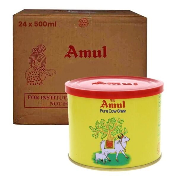 YELLOW AMUL (  COW GHEE  ) 24 X ** 500 ML .. matco up