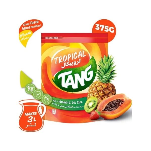 TANG  MIX FRUIT  ( tropical ) **  PKT **  24 X **  375 GM