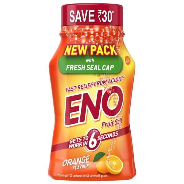 ENO SALT **  BOTTLE **  ORANGE **( india )
