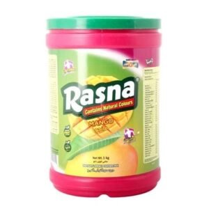 RASNA --( MANGO )- INST:  POWDER **(  6 x 1.5  Kg  )****  PLASTIC JAR