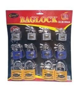 PAD LOCK 1 X 20 X 12 PCS X ** 38 MM