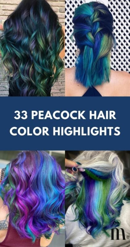 PEACOCK HAIR DYE 1 X 12 X 50