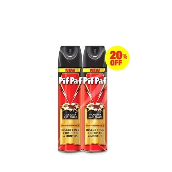 PIF PUFF (  BLACK  )  POWER PLUS  48 X 400 ML