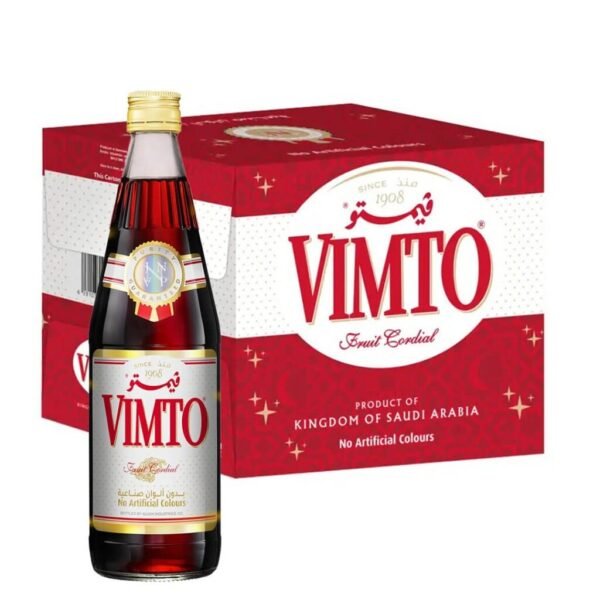VIMTO ** SYRUP ** 12 X  650 ML**(  BOTTLE )
