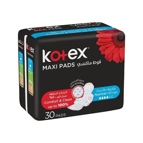KOTEX ** 6 X 30 PCS                                                    ( Super Green / Normal blue )
