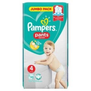 PAMPERS ** PANTS **   2 X 52    ( NO 4 )