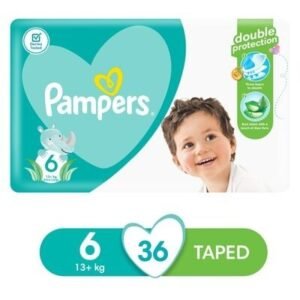PAMPERS    (  2 X 36  )**  X X L  **(  6  )   (  CARTOON  )  ...........  double  NO -6