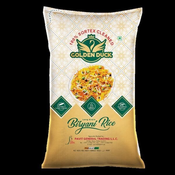 GOLDEN ** DUCK ** BIRIYANI RICE ** 35 KG