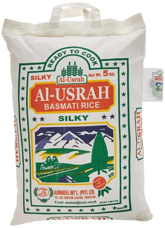 AL USRAH  BASMATI RICE **  8 X  5 KG