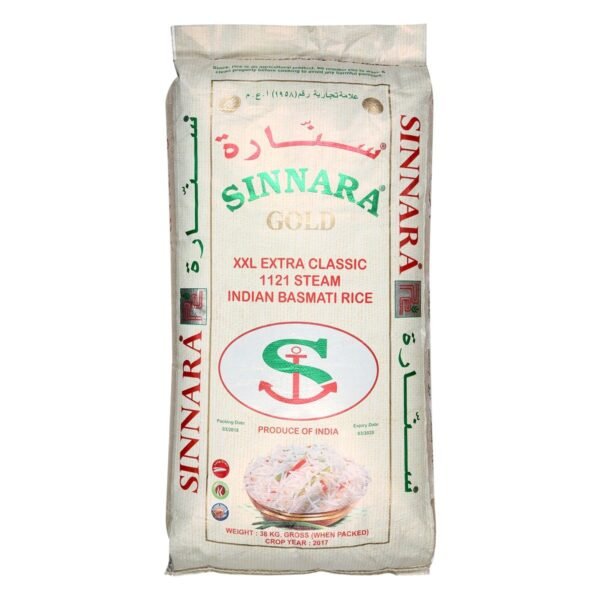 SINNARA ** G O L D **  BASMATI RICE ** 38 KG