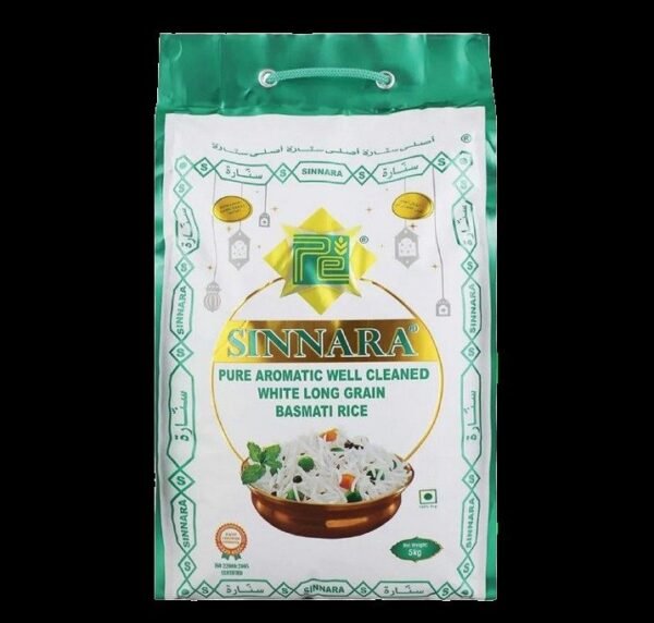 SINNARA BASMATI RICE   8 X ** 5 KG