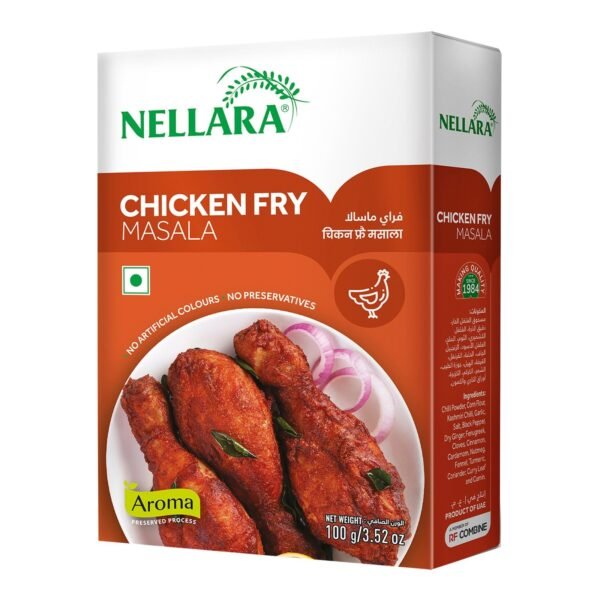 NELLARA CHICKEN ** FRY ** MASALA  72 X 100 GM