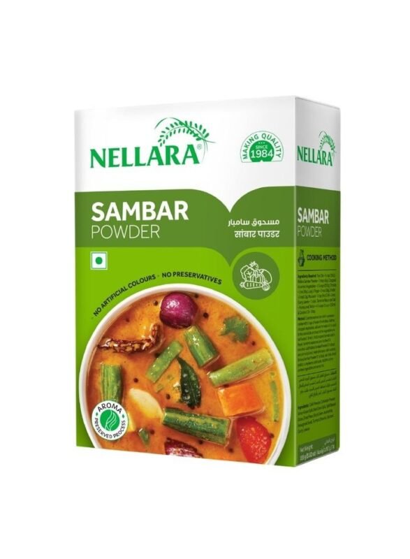 NELLARA brahmin SAMBAR POWDER  48 X 125 GM