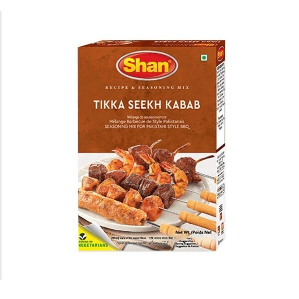 SHAN TIKKA SHEEK KABAB BBQ  MASALA   144 X 50 GM