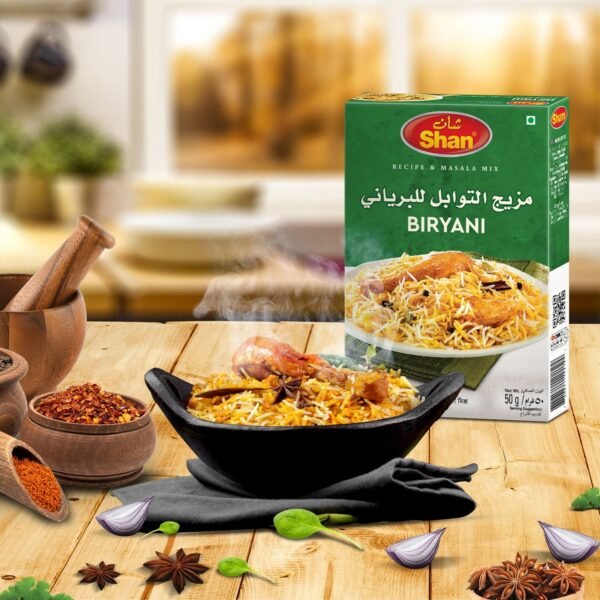 SHAN BIRIYANI MASALA 144 X 50 GM