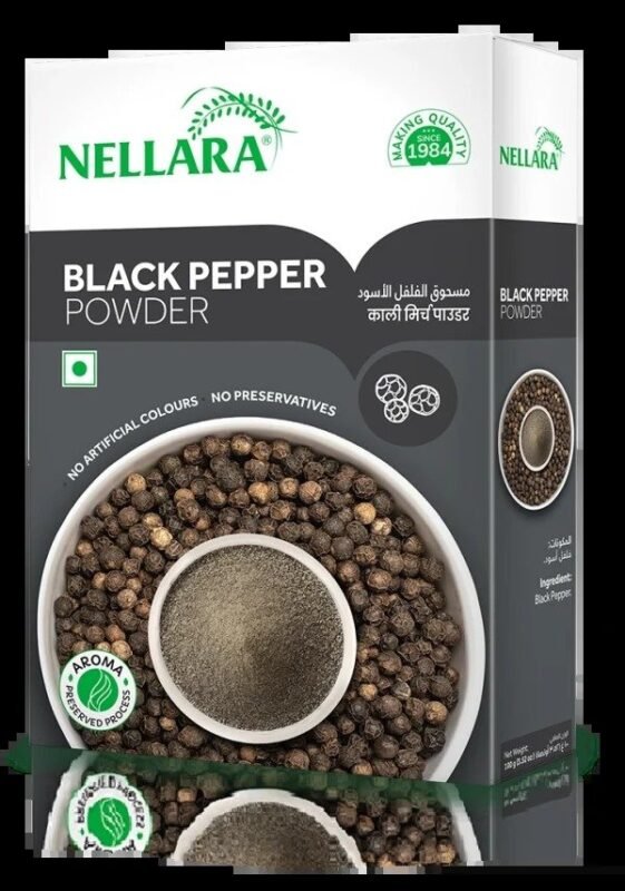 NELLARA BLACK PEPPER POWDER 72 X 100 GM