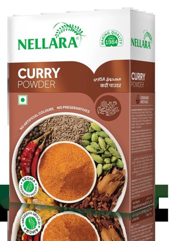 NELLARA CURRY POWDER 48 X 125 GM