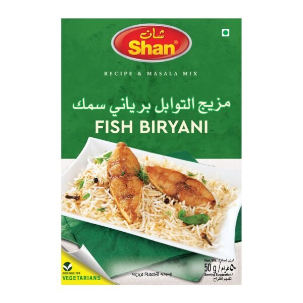 SHAN BIRIYANI MASALA ( FISH ) 144 X 50 GM