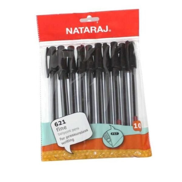 NATARAJ  PEN  07 mm **(  BLACK  )