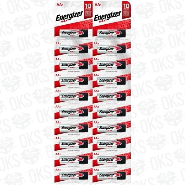 ENERGIZER (  A A  ) BATTERY ( 15 X 20 X 2 cards  )
