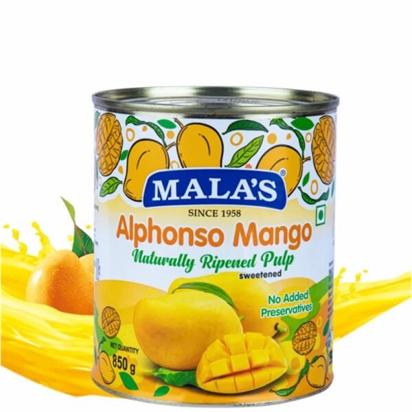 MANGO **(  PULP TIN  )** 6  X  850 GM **( mamas kitchen ) ----alphonsa