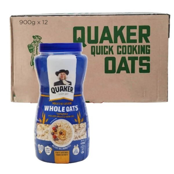 JAR ** QUAKER OATS **( JAR )** 12 X 900 GM
