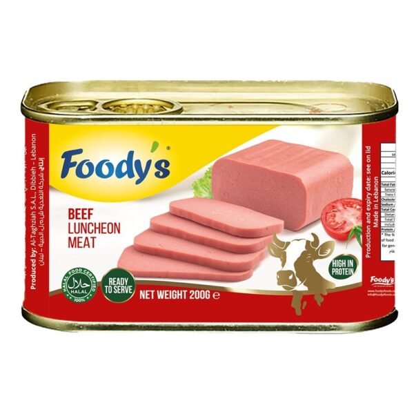 LUNCHEON MEAT * BEEF * 24 X 200 GM -( SMALL )