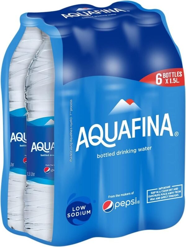 AQUAFINA  WATER 6 X 1.5 LTR **( B )
