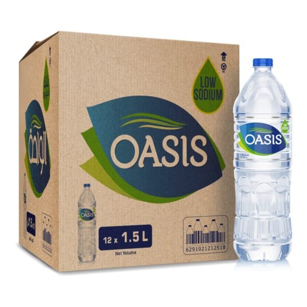 OASIS WATER ** 12 X 1.5 LTR BOX **( BIG )