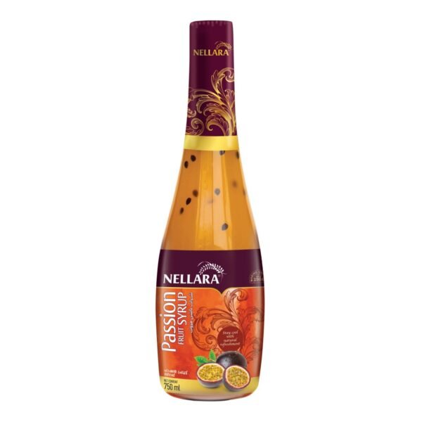PASSION FRUIT SYRUP( NELLARA )** 12 X 750 ML
