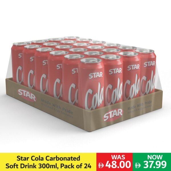 STAR ** COLA CAN ** 24 X 300  ML