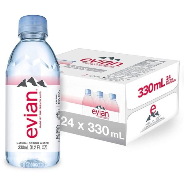 EVIAN---- WATER 24 X 330 ml **(--- )-------ARABIC