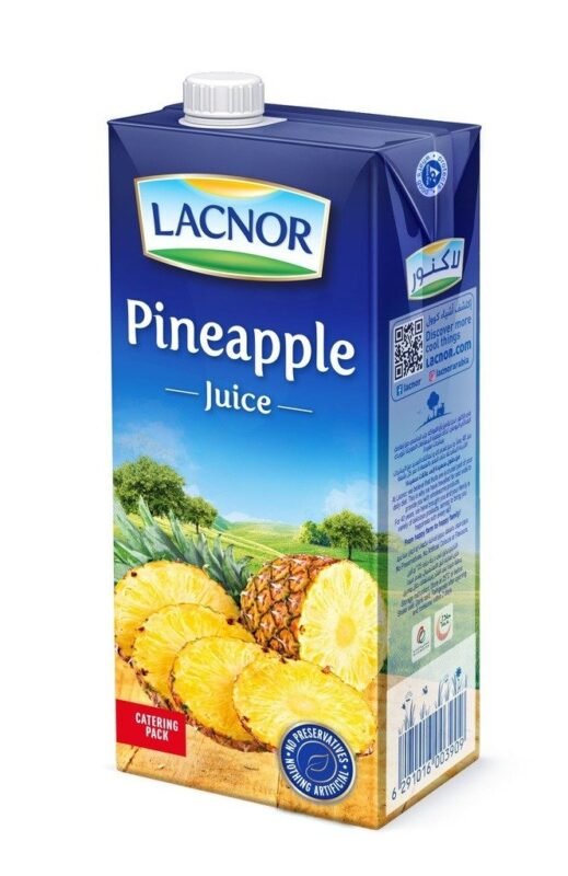 LACNOR ( JUICE  PINEAPPLE ) 12 X 1 LTR ( B )