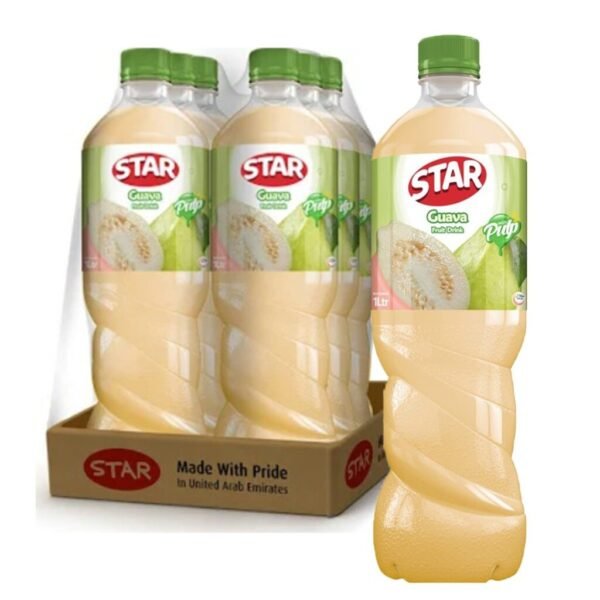 STAR JUICE  GUAVA   6 X 1 LTR  **( M )