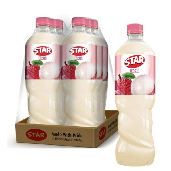 STAR JUICE  LITCHI  6 X 1 LTR **( M )